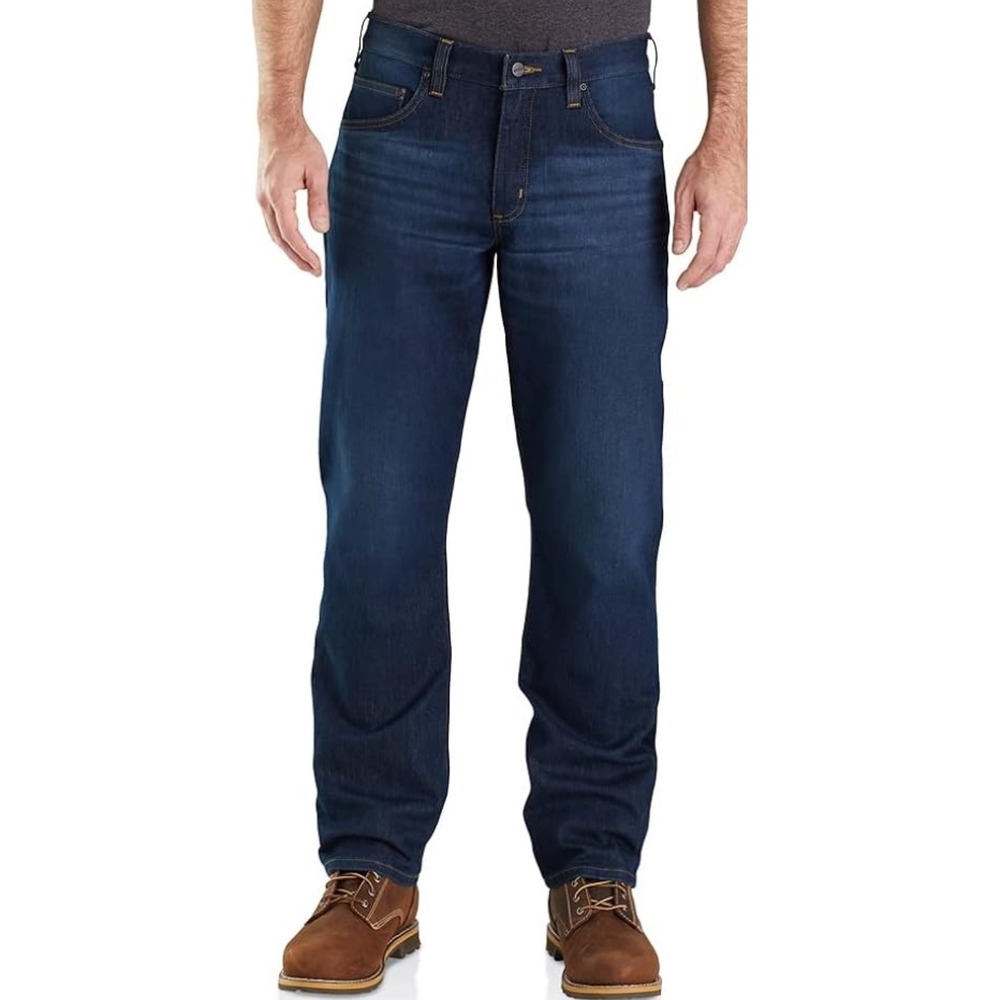 NEW Carhartt Mens Force Relaxed Fit Rugged Flex Jeans Everest Workwear 38x36 Reg